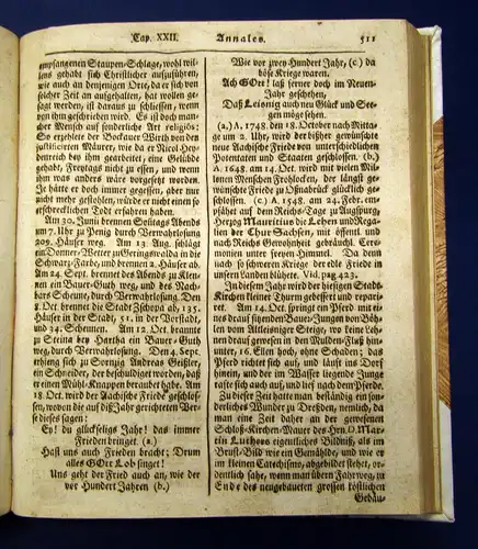 Kamprad Leisnigker Chronica o Beschreibung der sehr alten Stadt Leisnigk 1753 EA