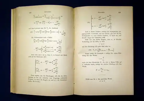 Betti Meyer Lehrbuch d Potentialtheorie u ihrer Anwendungen 1885 dt. EA selten m