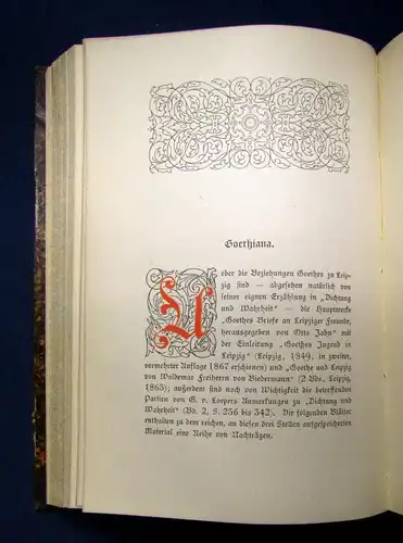 Wustmann Aus Leipzigs Vergangenheit 1885 Geschichte Landeskunde Ortskunde mb