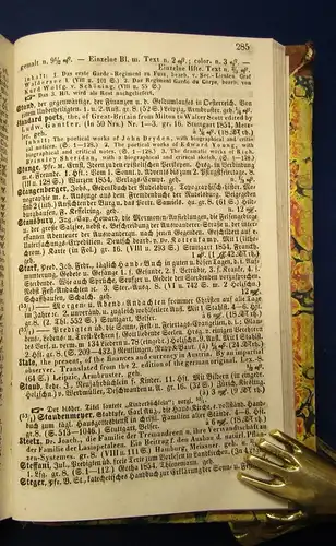 Verzeichnis der Bücher,Landkarten u. welche vom Juli-Dez. 1853 neu erschienen js