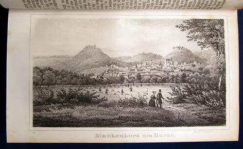 Sydow Thüringen und der Harz 1839-42 Einzige Ausgabe 82 lith. Tafeln umfassend m