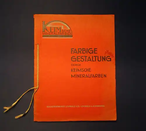 Lohwald AG Rupflin Farbige Gestaltung durch Mineralfarben Bauhaus o.J. (1929) m