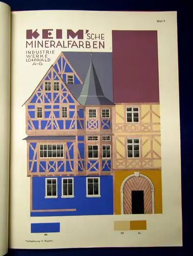 Lohwald AG Rupflin Farbige Gestaltung durch Mineralfarben Bauhaus o.J. (1929) m