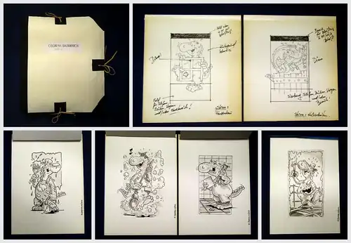 Barrientos, Oscar M DIENO - Die Hand in Hand Werker 1987 21 Entwurfszeichnungen