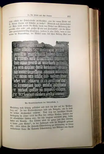 Wustmann Geschichte der Stadt Leipzig 1.Bd(alles erschienene) 1905 js