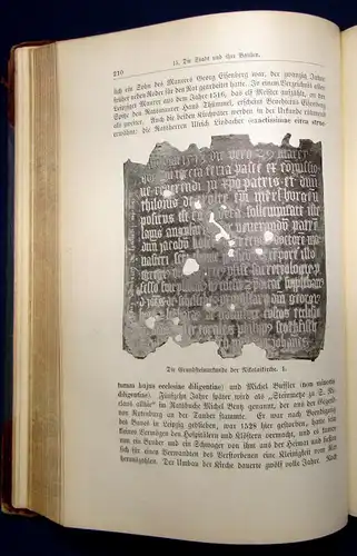 Wustmann Geschichte der Stadt Leipzig 1.Bd(alles erschienene) 1905 js