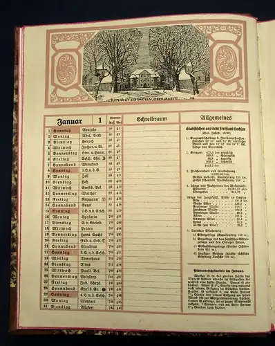 Müller Kalender für das Erzgebirge 18.Jhg. 1922 3 in 1(1922,1925,1926) js