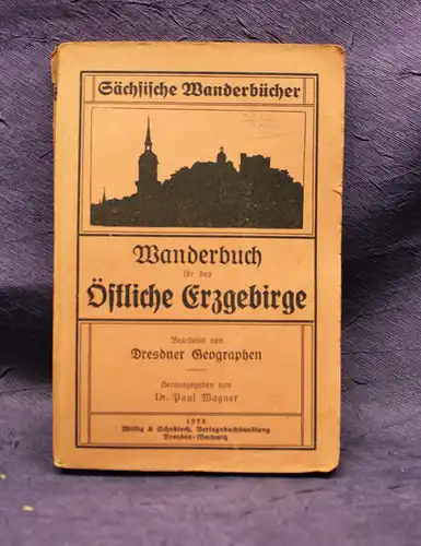 Wagner Wanderbuch für das Erzgebirge 2 Bd. 1923 Erzgebirge Vogtland Sachsen js