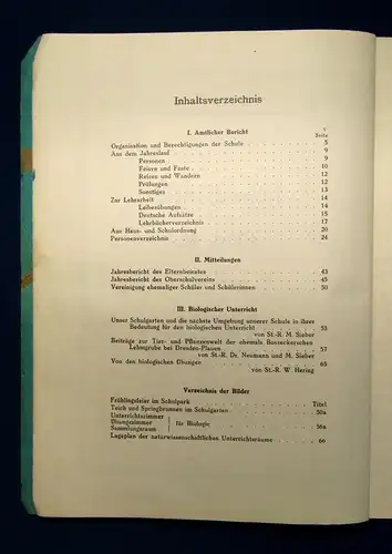 Haufe Deutsche Oberschule Dresden-Plauen Ostern 1930 4. Jg. Berichte  js