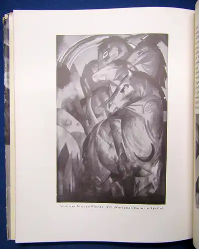 Schardt Franz Marc Mit hundertfünfzehn Abbildungen 1936 selten Kunst js