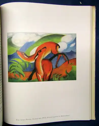 Schardt Franz Marc Mit hundertfünfzehn Abbildungen 1936 selten Kunst js