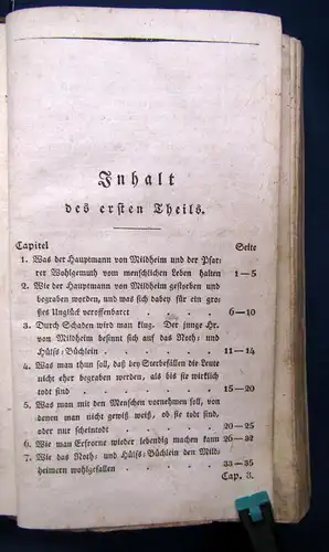 Noth-u. Hülfs-Büchlein u. Trauer-Geschichten des Dorfes Mildheim 1838 1. Teil js