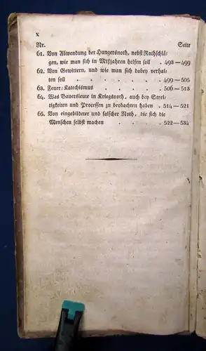 Noth-u. Hülfs-Büchlein u. Trauer-Geschichten des Dorfes Mildheim 1838 1. Teil js