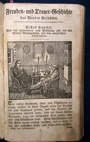 Noth-u. Hülfs-Büchlein u. Trauer-Geschichten des Dorfes Mildheim 1838 1. Teil js