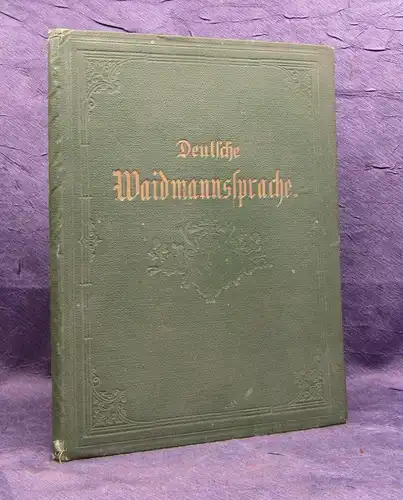 Dombrowski Deutsche Waidmannssprahce Zugrundlegung des Quellenmaterials 1892 j