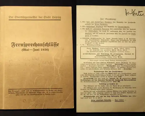 Oberbürgermeister Fernsprechanschlüsse(Mai-Juni 1936) Verzeichnis Ämter j