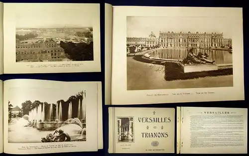 Versailles et Trianons 32 Vues Platinogravure um 1900 Ortskunde Geschichte  j