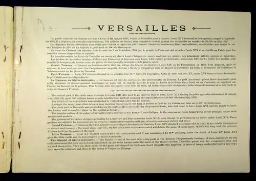 Versailles et Trianons 32 Vues Platinogravure um 1900 Ortskunde Geschichte  j