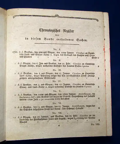 Sammlung aller Ordnungen, Edicte, Mandate, Rescripte etc. 1781 Friedrich II mb