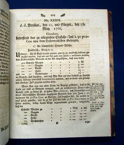 Sammlung aller Ordnungen, Edicte, Mandate, Rescripte etc. 1781 Friedrich II mb