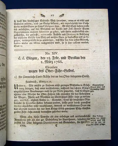 Sammlung aller Ordnungen, Edicte, Mandate, Rescripte etc. 1781 Friedrich II mb