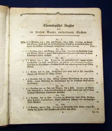 Sammlung aller Ordnungen, Edicte, Mandate, Rescripte etc. 1780 Friedrich II 8.Bd