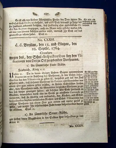 Sammlung aller Ordnungen, Edicte, Mandate, Rescripte etc. 1780 Friedrich II 8.Bd