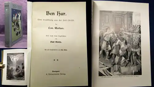 Moritz Ben Hur Eine Erzählung aus der Zeit Christi  um 1910 Geschichte js