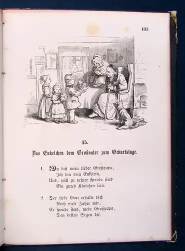 Traugott Familienlieder u. häusliche Gelegenheitsdichtungen 1857 EA Richter js