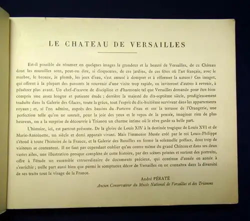 Perate Chateau de Versailles et les Trianons um 1925 Landeskunde Ortskunde mb