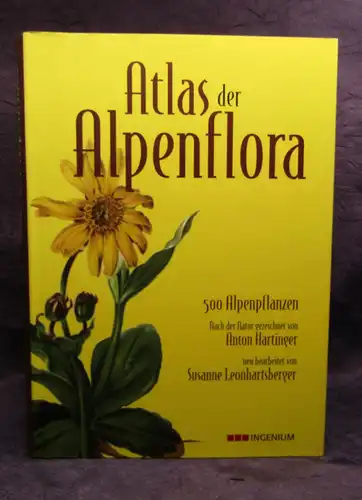 Leonhartsberger Atlas der Alpenflora 2003 Botanik Natur Pflanzen Biologie mb