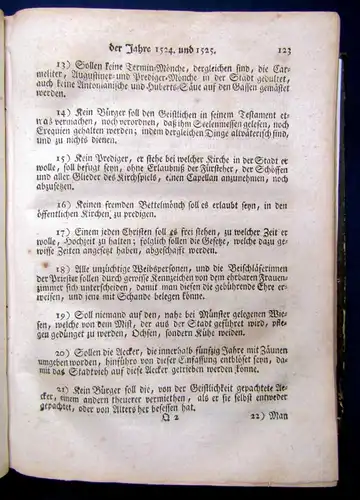 Kerssenbrock,Hermann Geschichte der Wiedertäufer zu Münster in Westphalen 1771 j