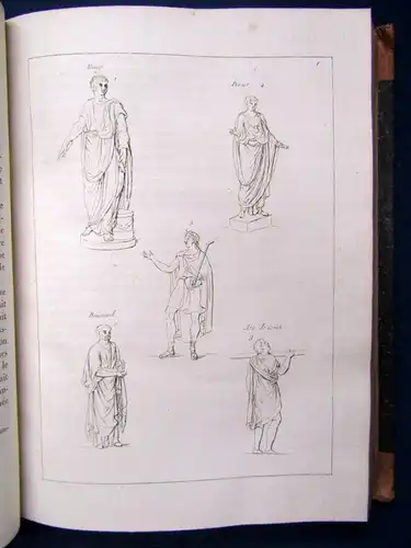 Malliot Recherches sur Les costumes.Les Moeurs Les Usages 3 Bde. 1809 js