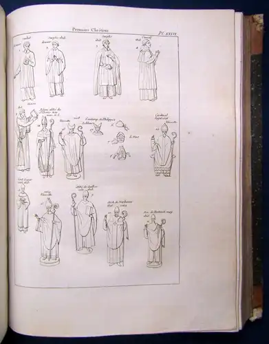 Malliot Recherches sur Les costumes.Les Moeurs Les Usages 3 Bde. 1809 js