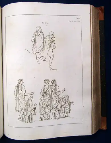 Malliot Recherches sur Les costumes.Les Moeurs Les Usages 3 Bde. 1809 js