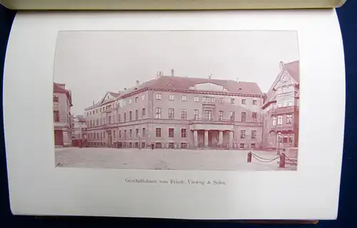 Verlagskatalog von Friedr. Vieweg u. Sohn in Braunschweig 1899 Goldschnitt js