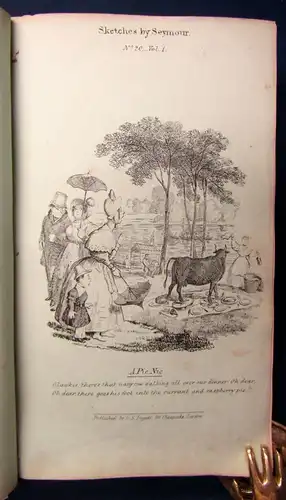 Sketches by Seymour EA 5.Vol mit je 36 Tafeln gesamt 180 Tafeln um 1835 js
