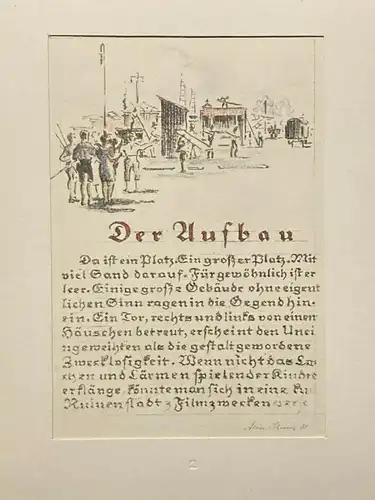 Schimz Die Leipziger Klein-Messe 1922 Grafikmappe Grafiker Zeichner Leipzig mb