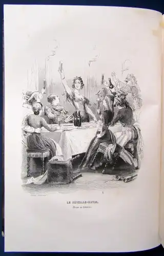 Eugene Sue Le Juif Errant " Der ewige Jude" 1845 4 Bde. illustriert Literatur js