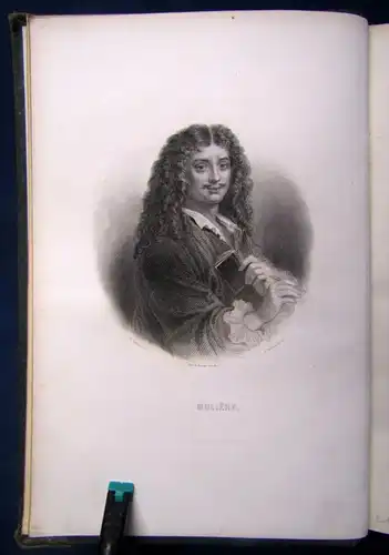 Oeuvres Completes De Moliere Nouvelle Edition 1874 gestochenes Portrait js