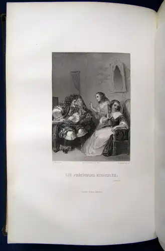Oeuvres Completes De Moliere Nouvelle Edition 1874 gestochenes Portrait js