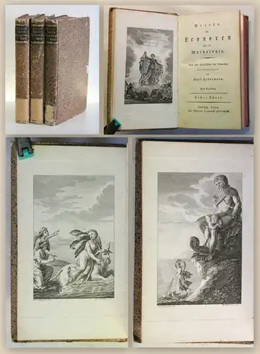 Hadermann Briefe an Leonoren über die Mythologie 1799 EA mit gest. Frontispiz xz