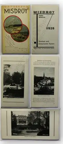 Misdroy Seebad & klimatischer Kurort 1928 Polen Międzyzdroje Reise Ortsunde xy