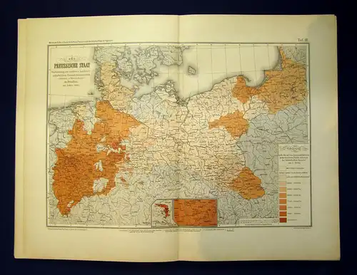 Meitzen Der Boden und die landwirtschaftlichen Verhältnisse ua. 1906 Landeskunde