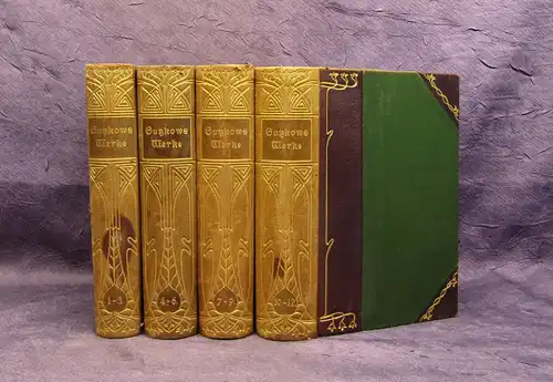 Gutzkow ausgewählte Werke in 12 Bänden um 1900 Belletristik Klassiker mb