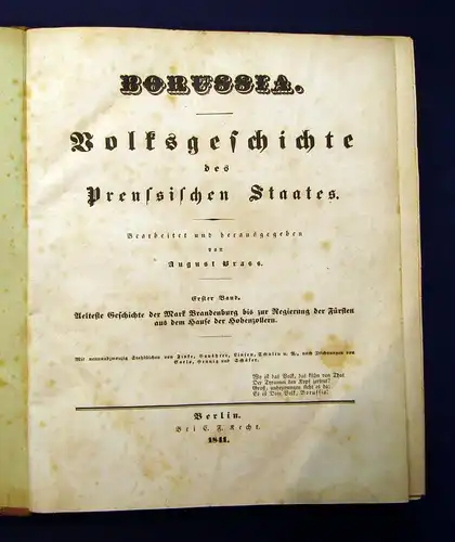 Brass Borussia Volksgeschichte des Preussischen Staates 1841 Geschichte mb