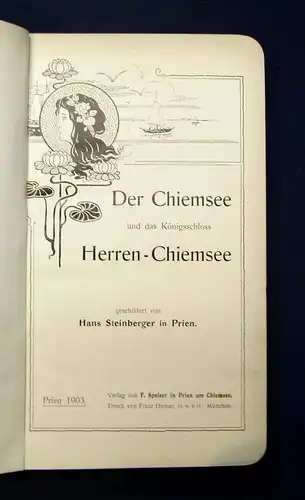 Steinberger Die bayerischen Königsschlösser Herren-Chiemsee ua. um 1905 mb