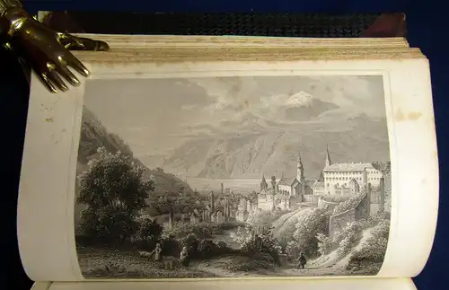 Lange Appell Der Rhein u die Rheinlande in malerischen Or.-Ansichten 2 Bde 1852