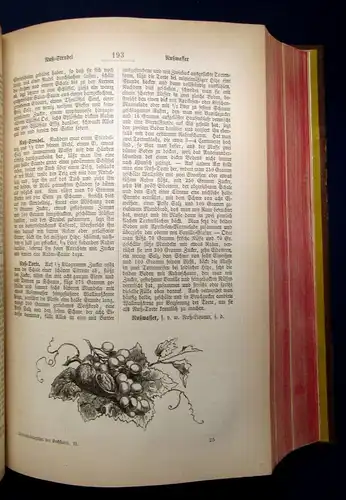 Universal- Lexikon der Kochkunst Band 1 und 2 A-K, L-Z Wissen 1890 js