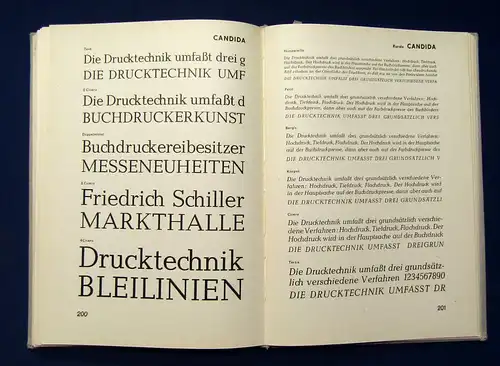 Landesdruckerei Sachsen Handsatz Schriftprobe Komplettguss 1951 Geschichte mb